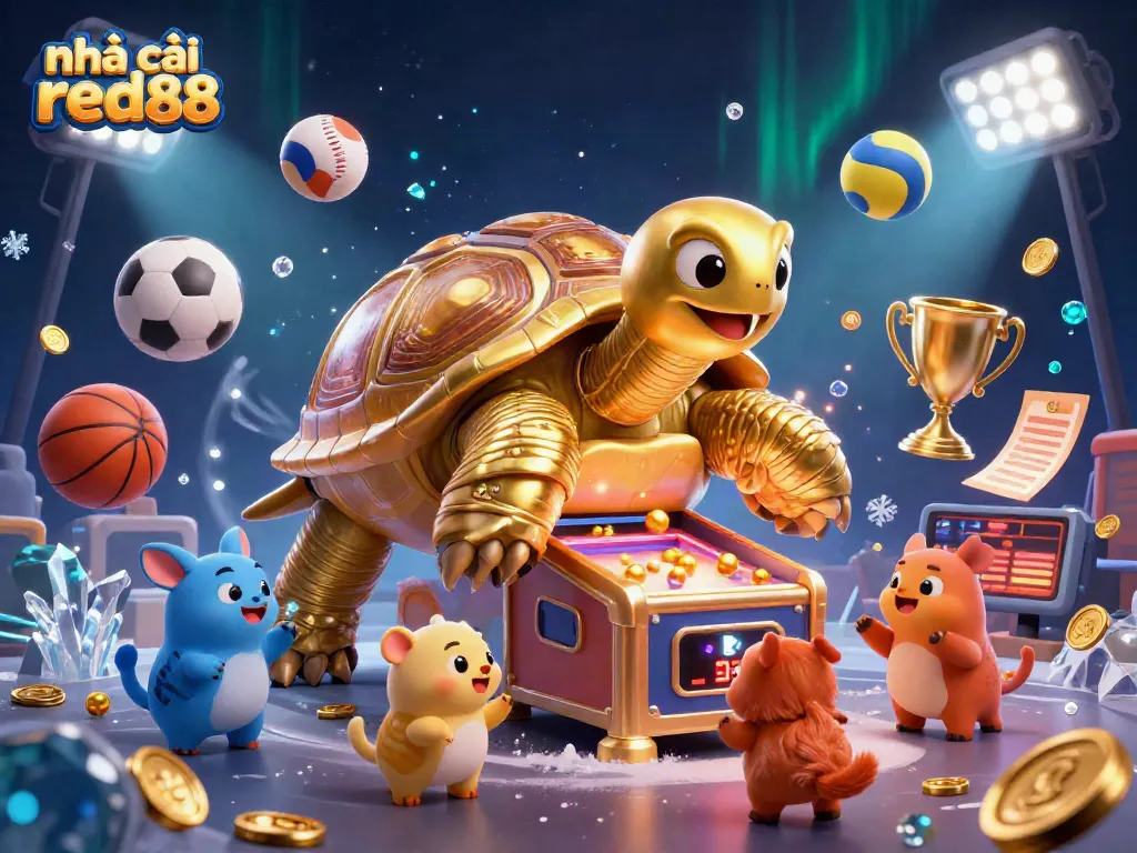 Experience thrilling betting action with nhà cái red88 in a vibrant casino scene filled with excitement.