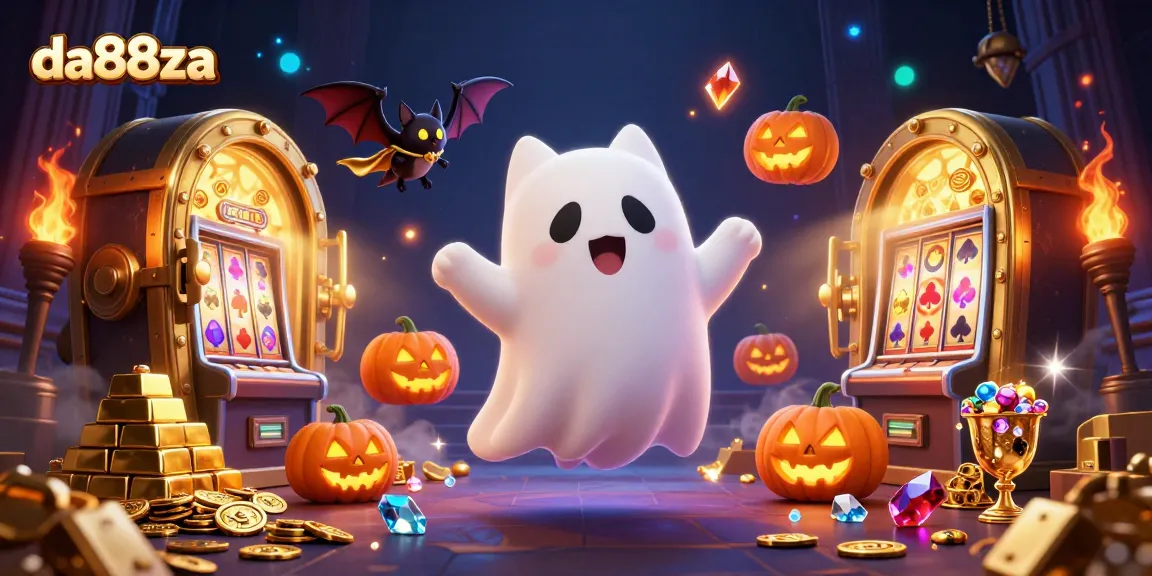 Engage with da88za's thrilling ghost cat adventures in a haunted casino, revealing hidden treasures.