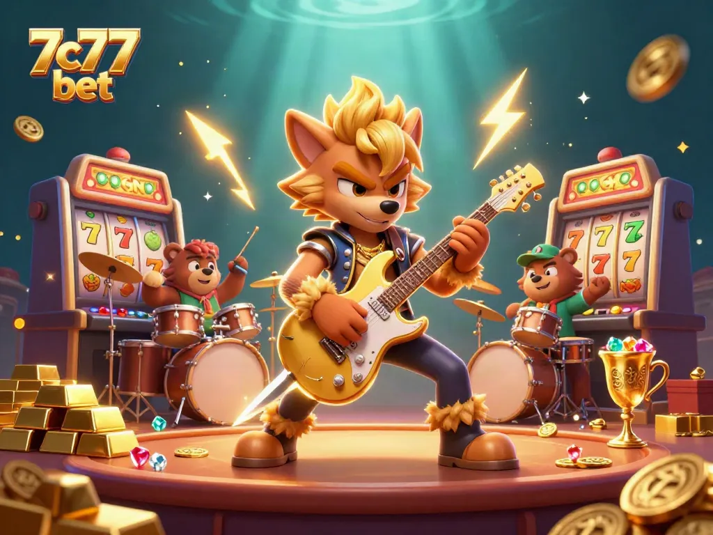Experience the thrill of 7c77 bet with vibrant slots and dynamic casino characters.