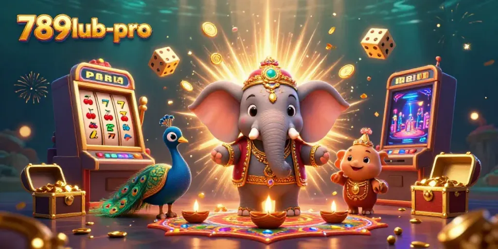 Engage with 789lub-pro's vibrant casino world featuring an extravagant jackpot scene.