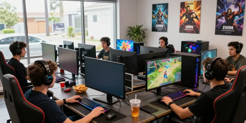 Diverse gamers enjoying immersive experiences on kilat404 online platform.